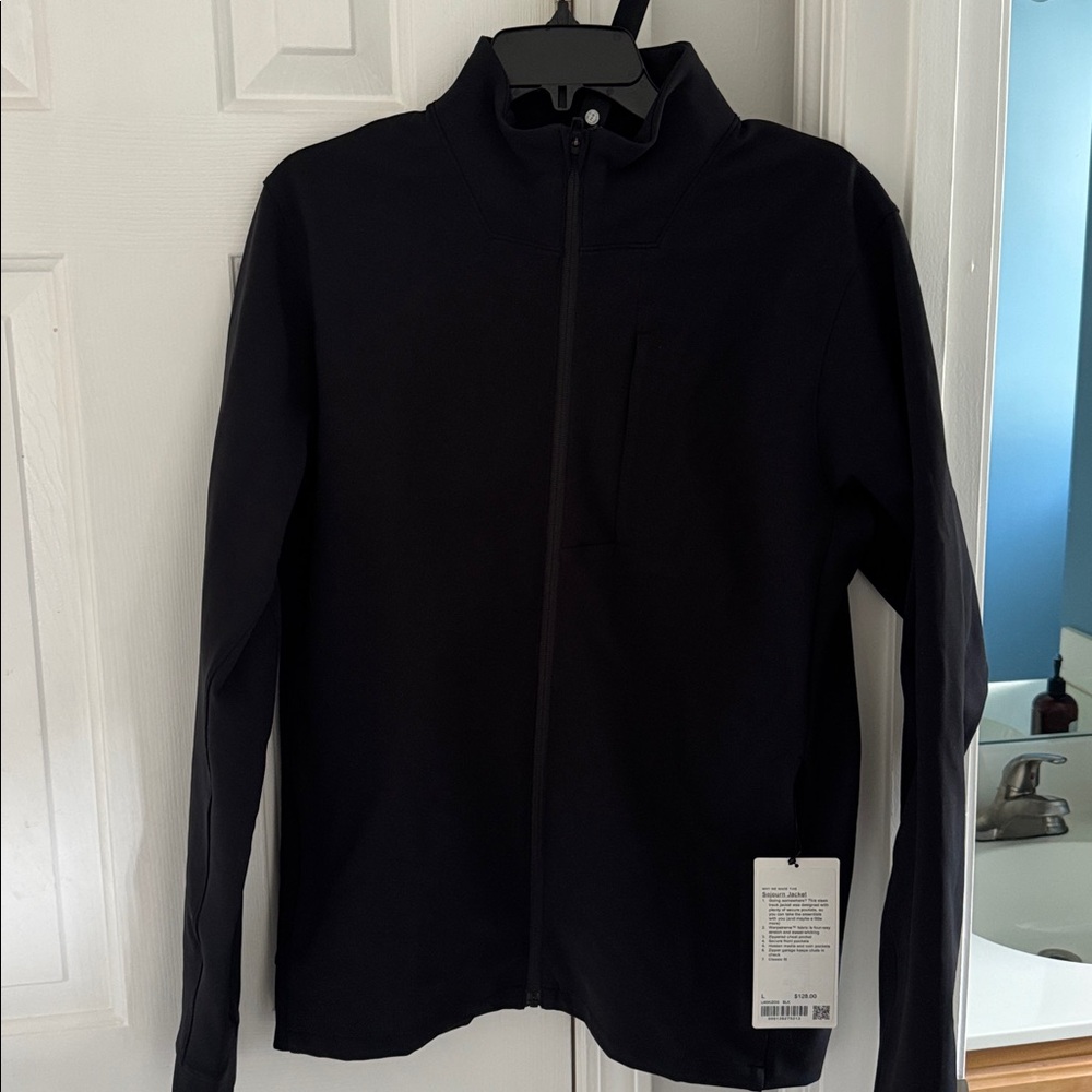 Lululemon Athletica Black Zip-Up Jacket Sojourn
